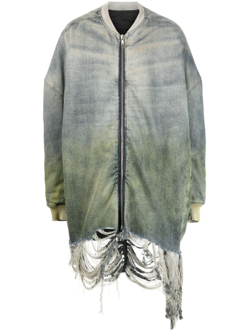 Rick Owens  Jumbo Peter raw-edge bomber jacket