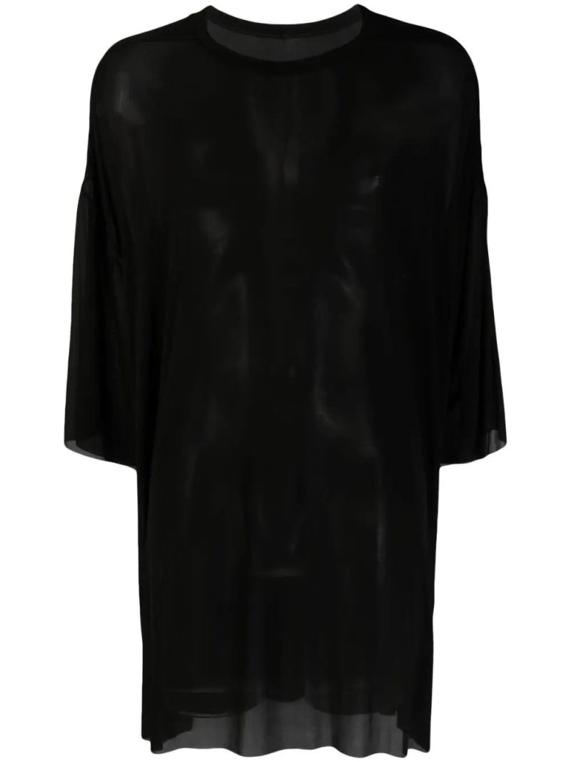 Rick Owens  oversized semi sheer T-shirt