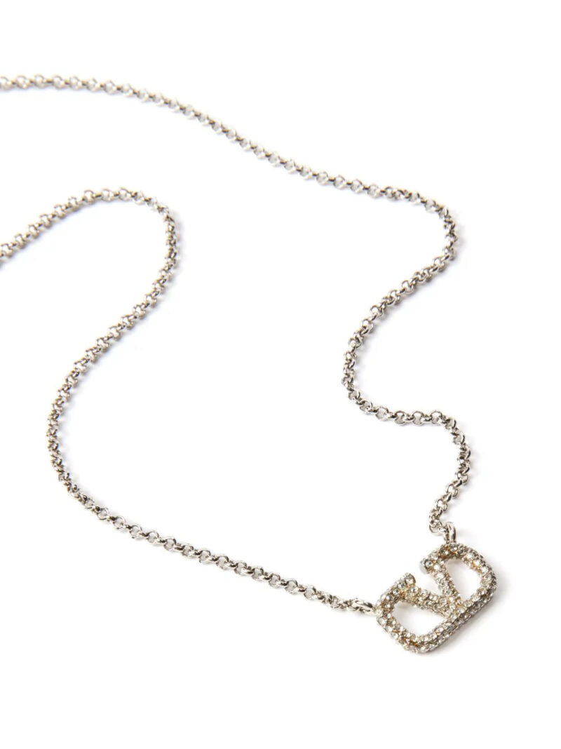 Valentino Garavani VLogo Signature Swarovski-embellished necklace