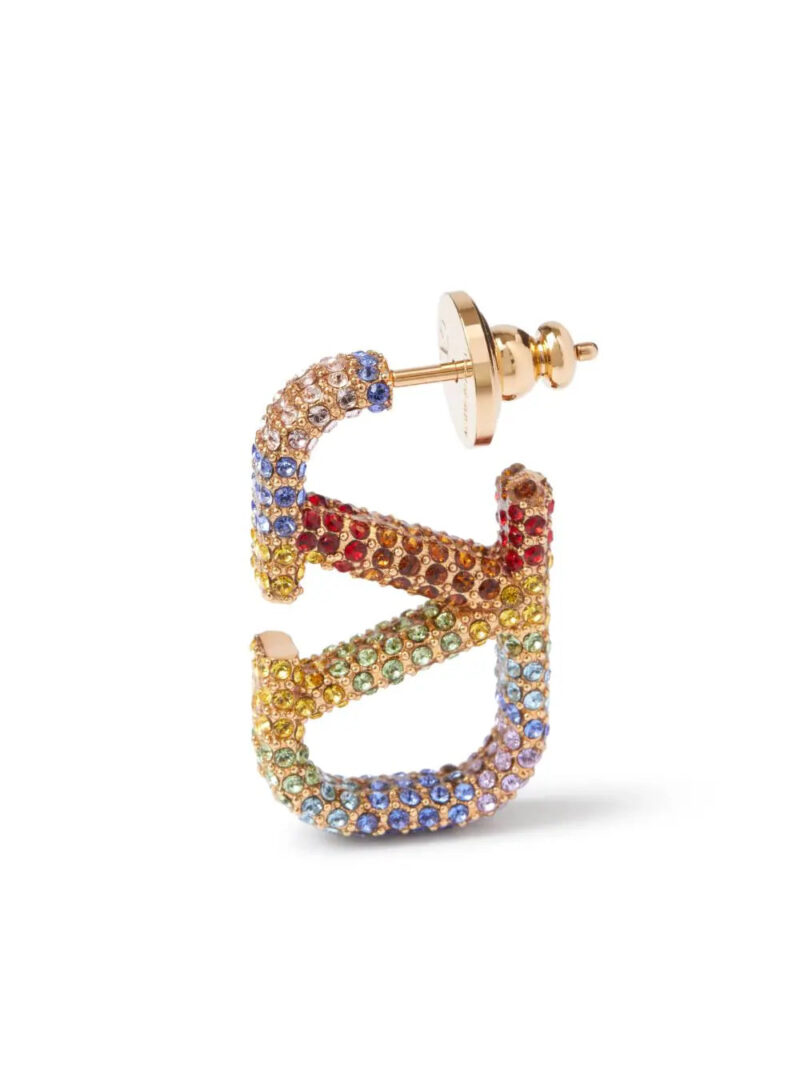 Valentino Garavani  Rainbow VLogo Signature embellished earrings