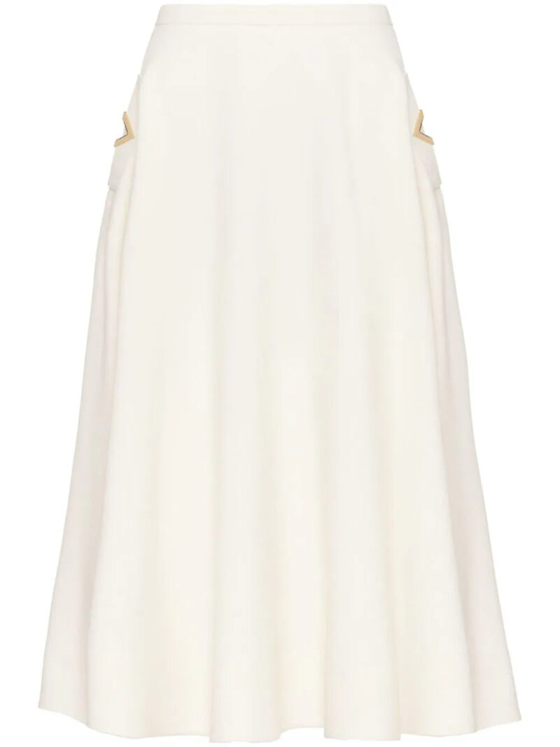 Valentino Garavani  Crepe Couture midi skirt