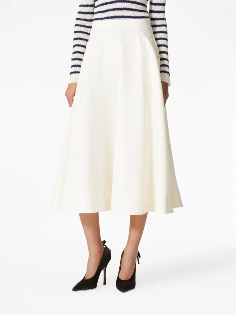Valentino Garavani  Crepe Couture midi skirt