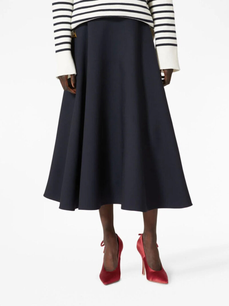 Valentino Garavani  Crepe Couture midi skirt