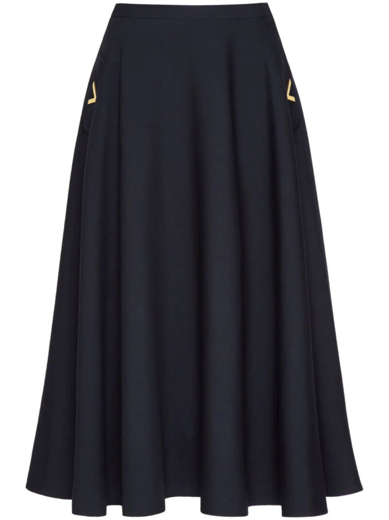 Valentino Garavani  Crepe Couture midi skirt