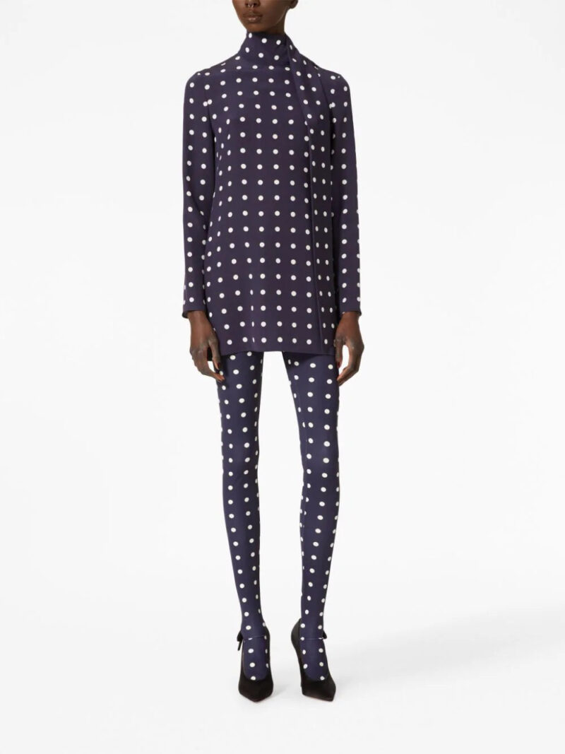 Valentino Garavani  Pois polka-dot short dress
