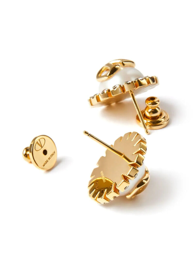 Valentino Garavani VLogo Signature crystal stud earrings