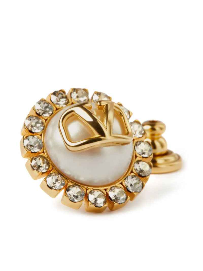 Valentino Garavani VLogo Signature crystal stud earrings