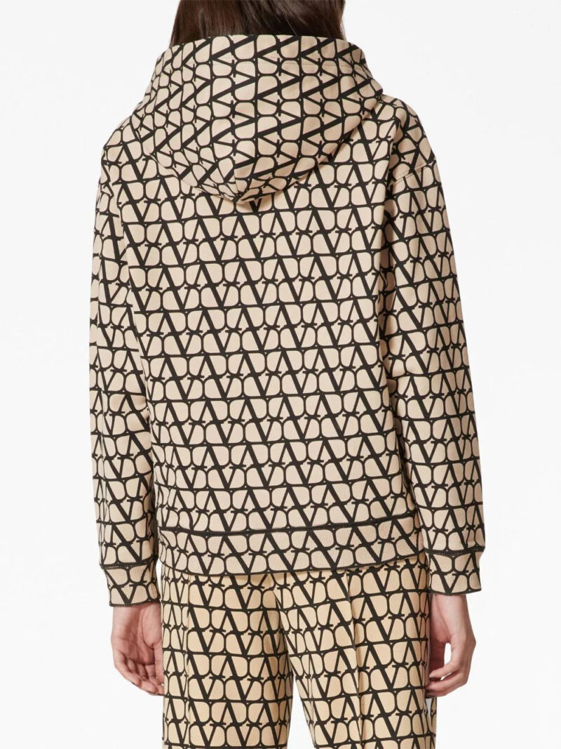 Valentino Garavani  Toile Iconographe-print cotton hoodie