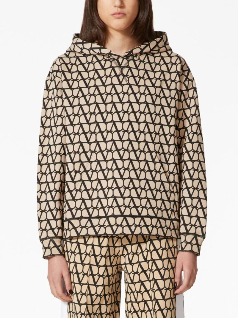 Valentino Garavani  Toile Iconographe-print cotton hoodie
