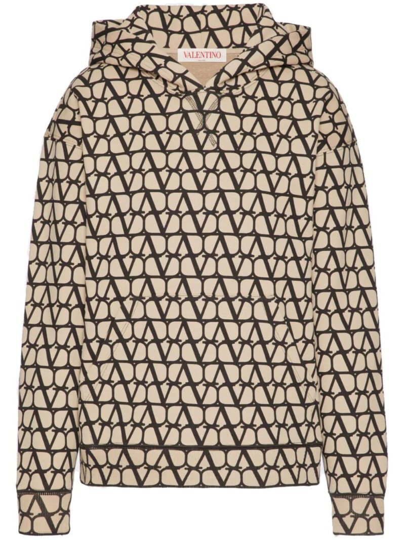 Valentino Garavani  Toile Iconographe-print cotton hoodie