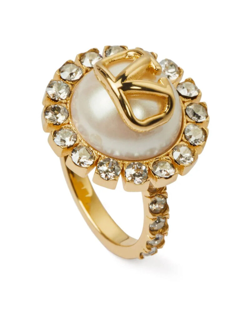 Valentino Garavani  VLogo Signature crystal ring