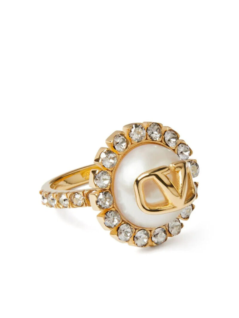 Valentino Garavani  VLogo Signature crystal ring