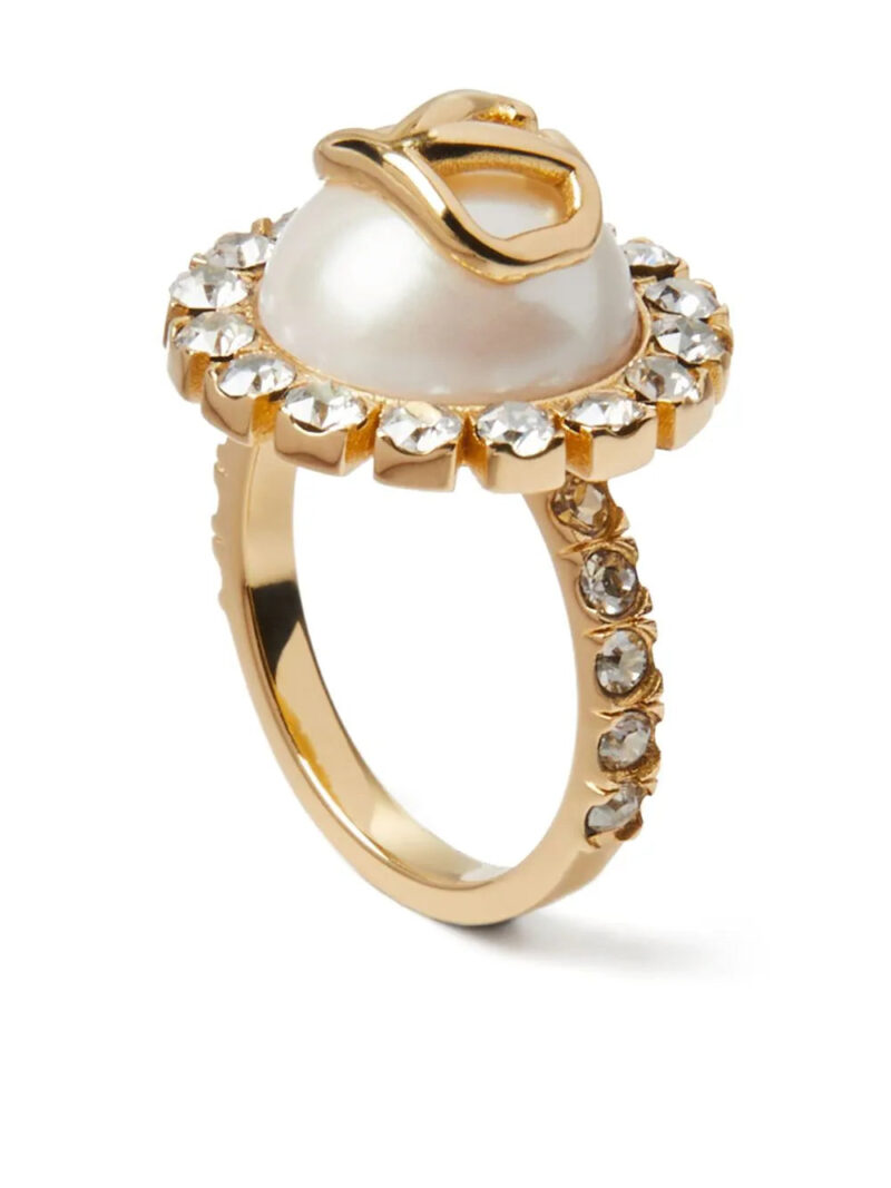 Valentino Garavani  VLogo Signature crystal ring