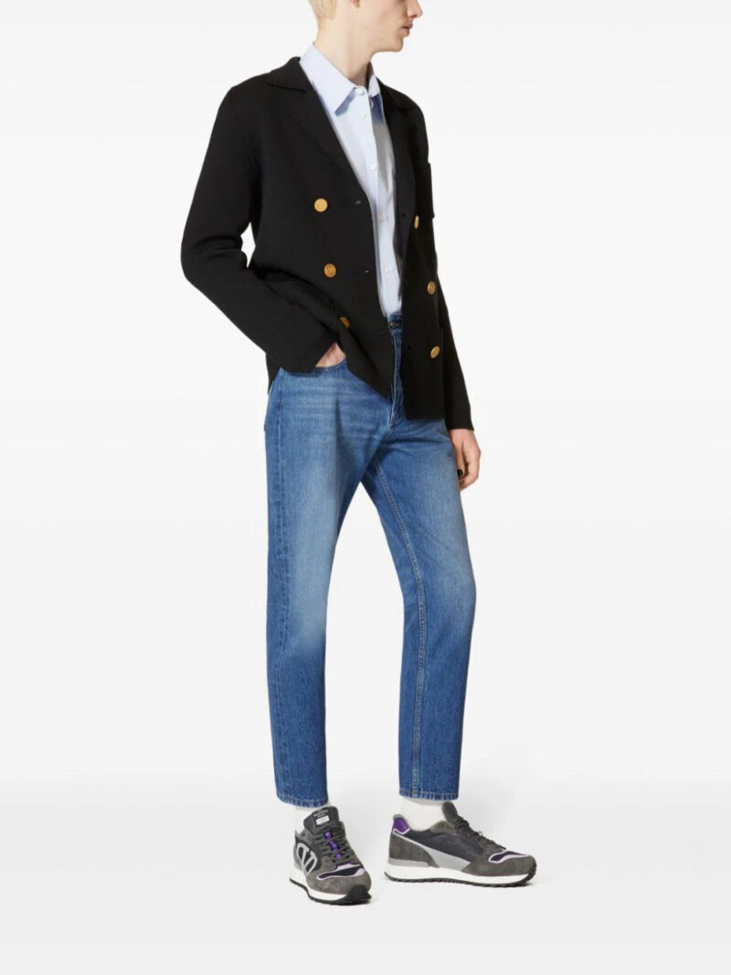 Valentino Garavani  VLogo-button wool cardigan