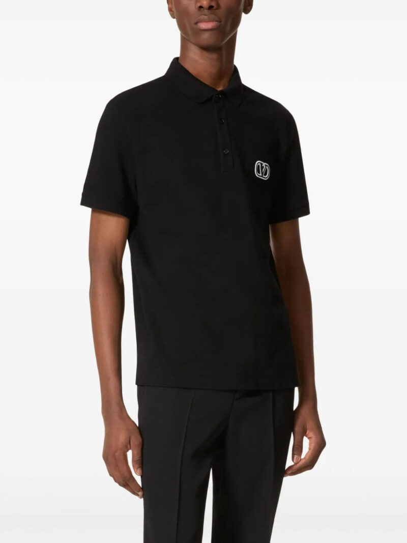 Valentino Garavani  VLogo Signature-patch polo shirt