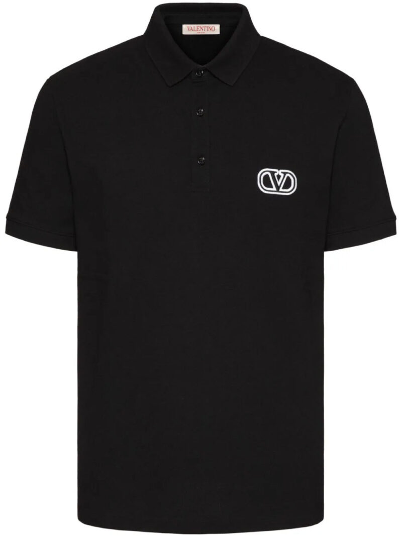 Valentino Garavani  VLogo Signature-patch polo shirt