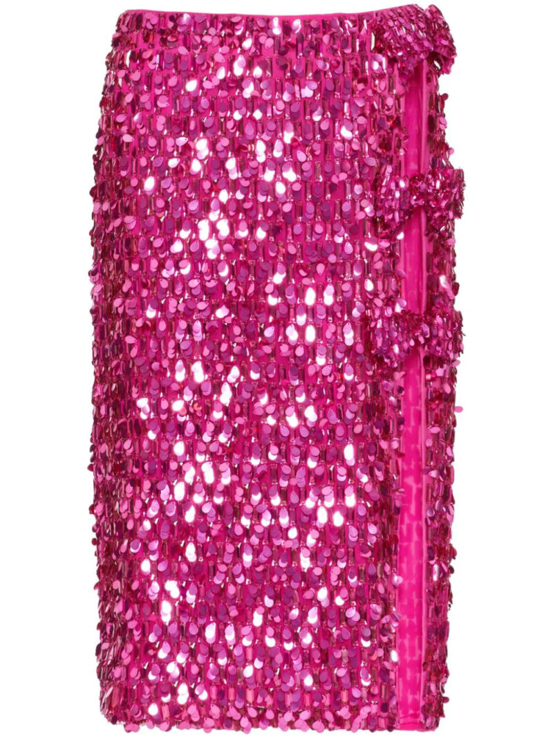 Valentino Garavani  sequinned organza skirt