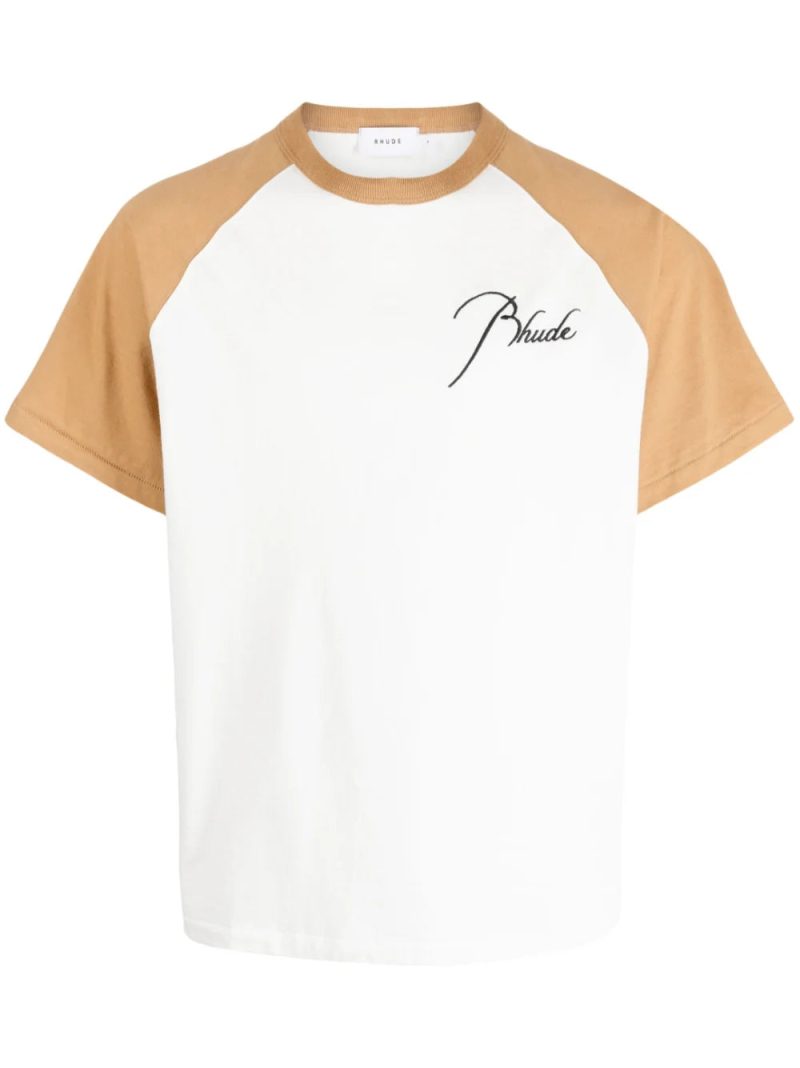 Rhude  logo-print cotton T-shirt
