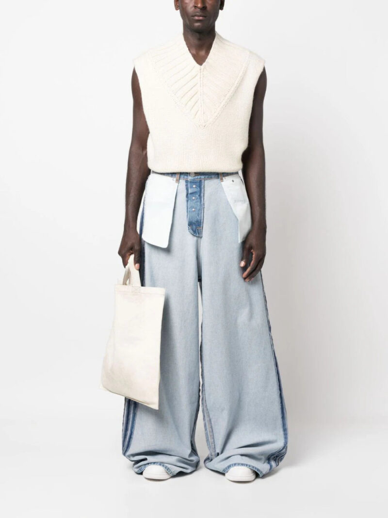 VETEMENTS  wide-leg denim jeans
