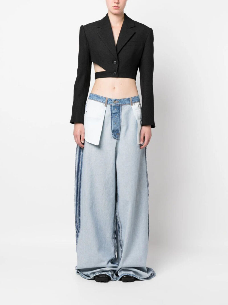 VETEMENTS  wide-leg denim jeans