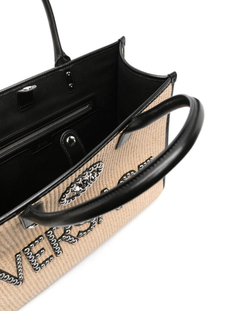 Versace  large La Medusa embellished tote bag