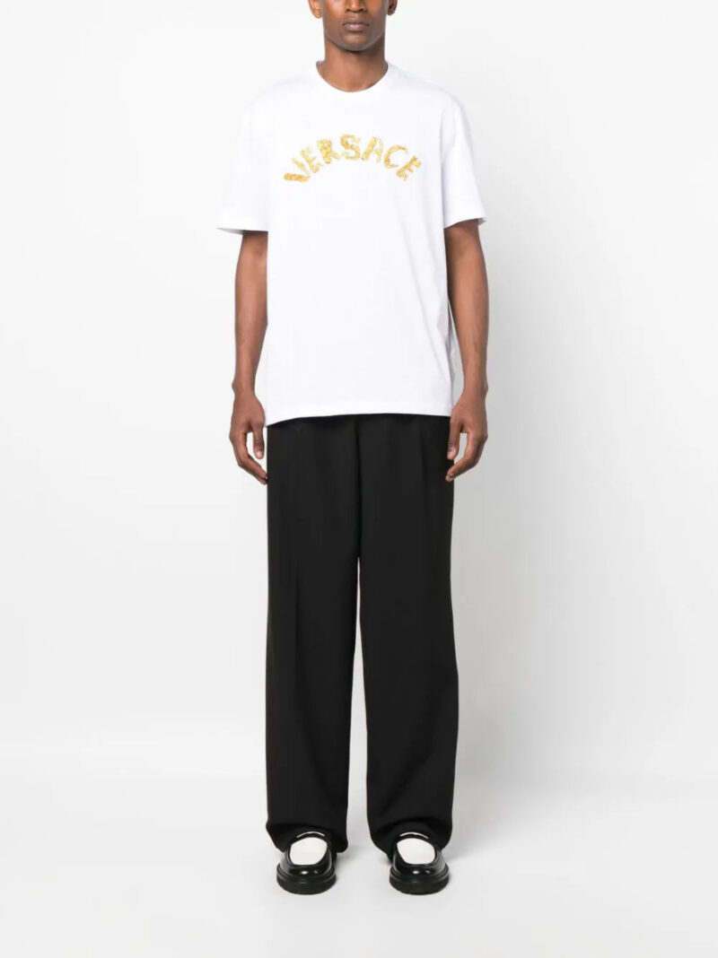 Versace  Seashell Baroque cotton T-Shirt