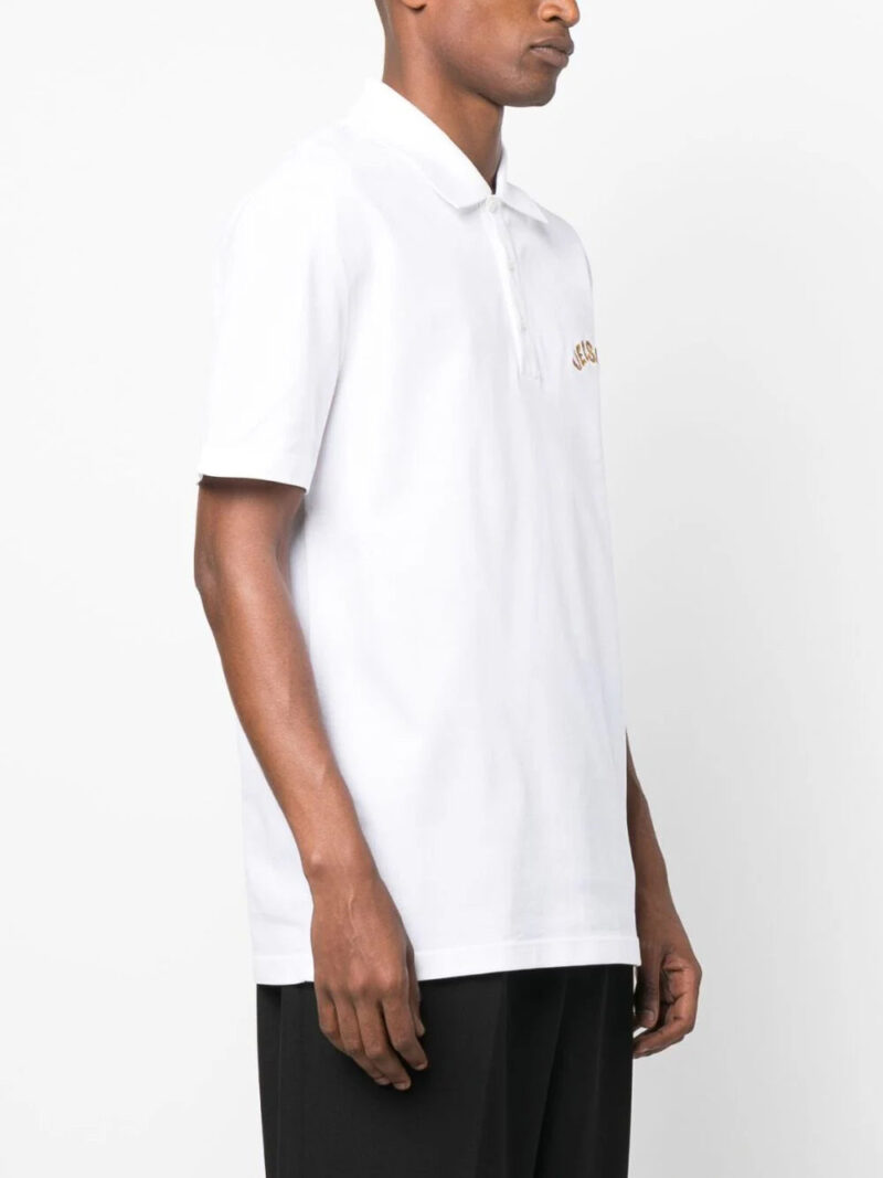 Versace Seashell Baroque-logo polo shirt