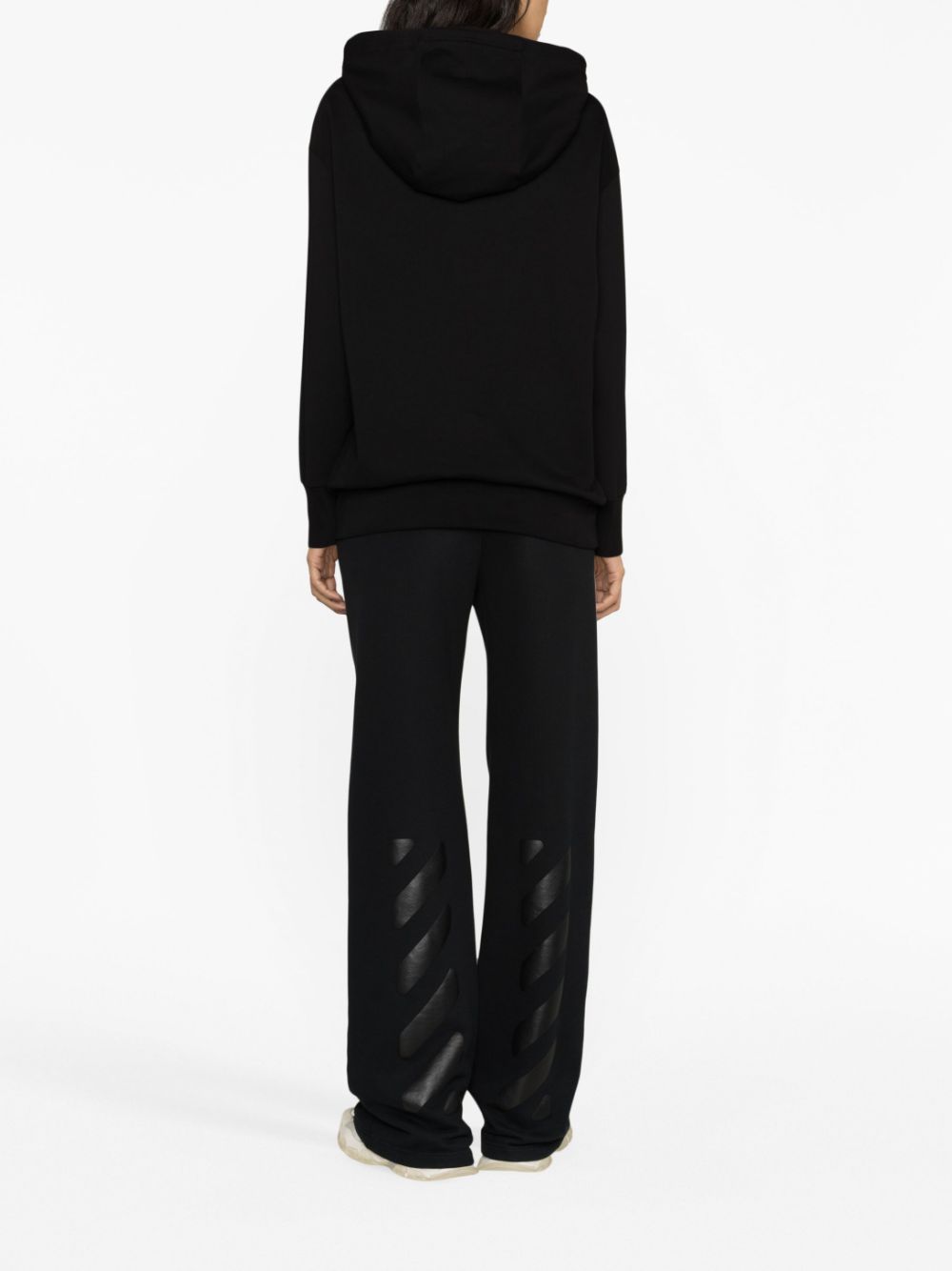 Versace logo-embroidered hoodie - Image 4