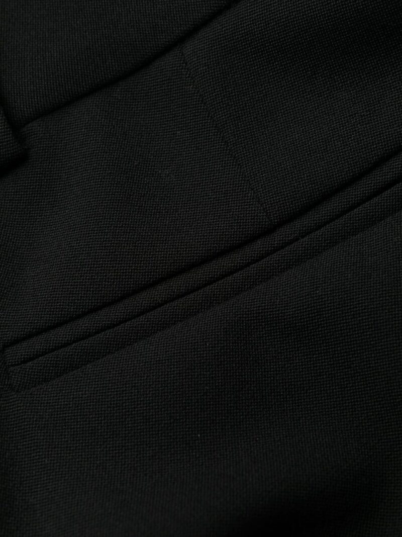 Versace pleated wide-leg stretch-wool trousers