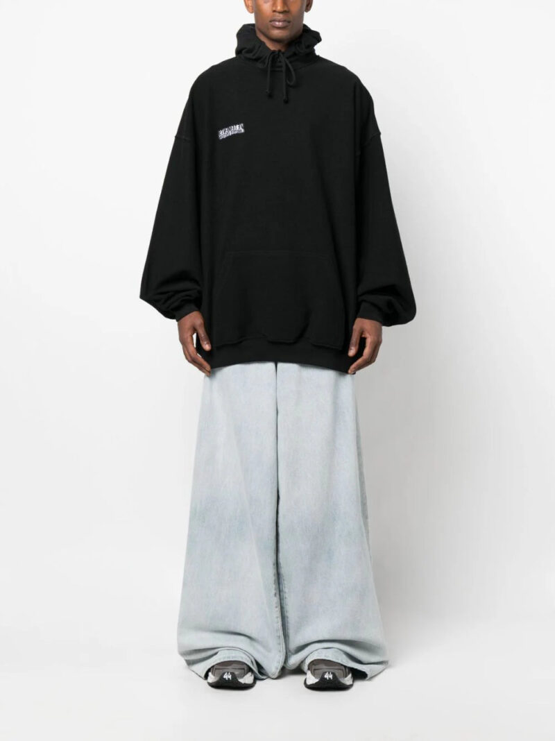 VETEMENTS  inside-out logo oversize hoodie