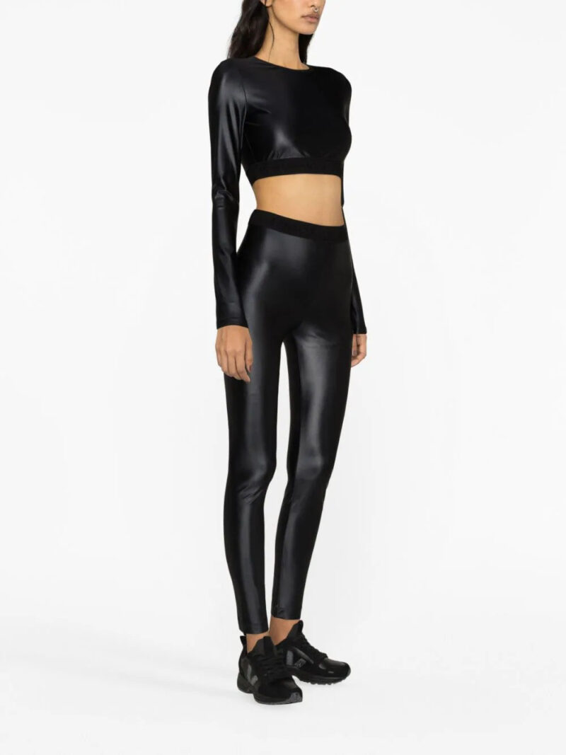 Versace Jeans Couture  logo-underband crop top