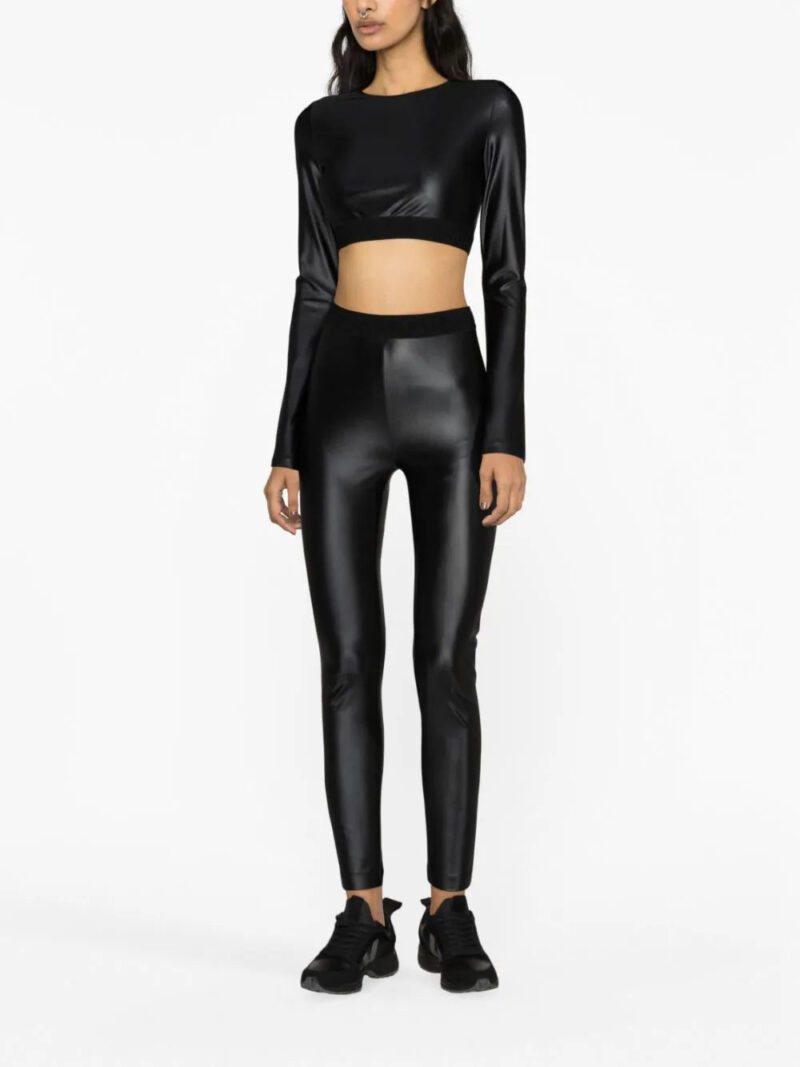 Versace Jeans Couture  logo-underband crop top