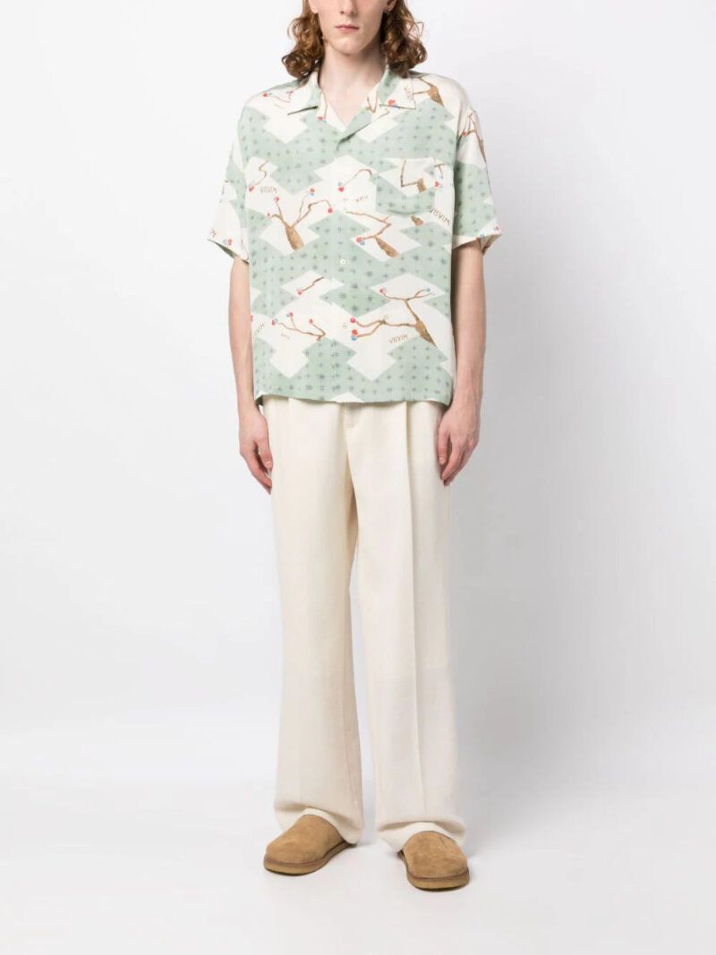 visvim  graphic-print short-sleeve shirt