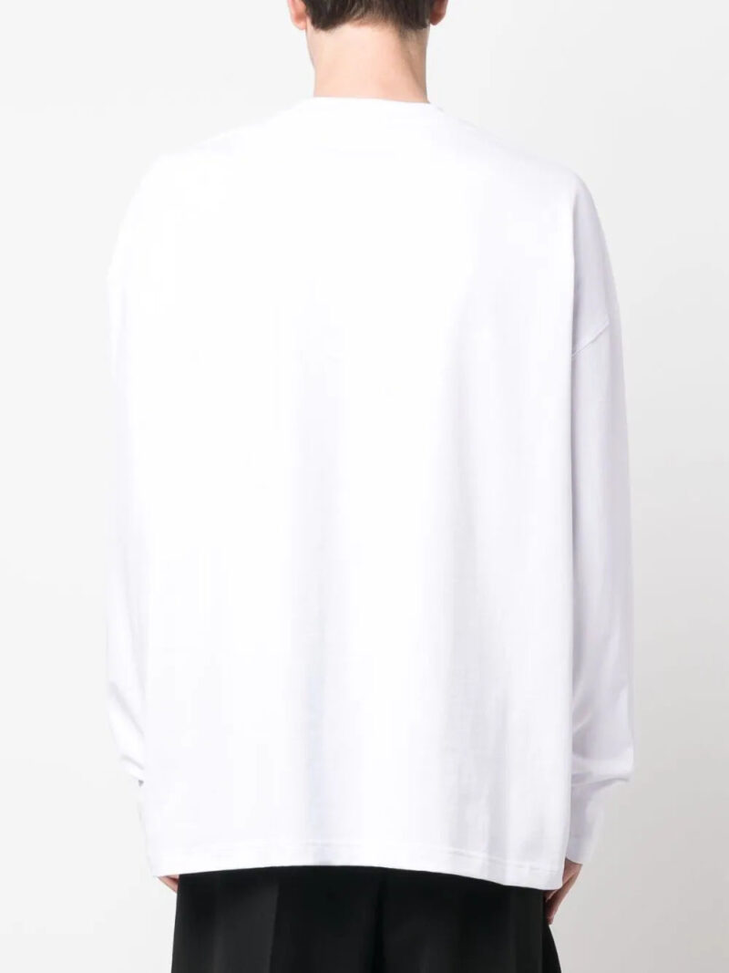 We11done  logo-print cotton sweatshirt
