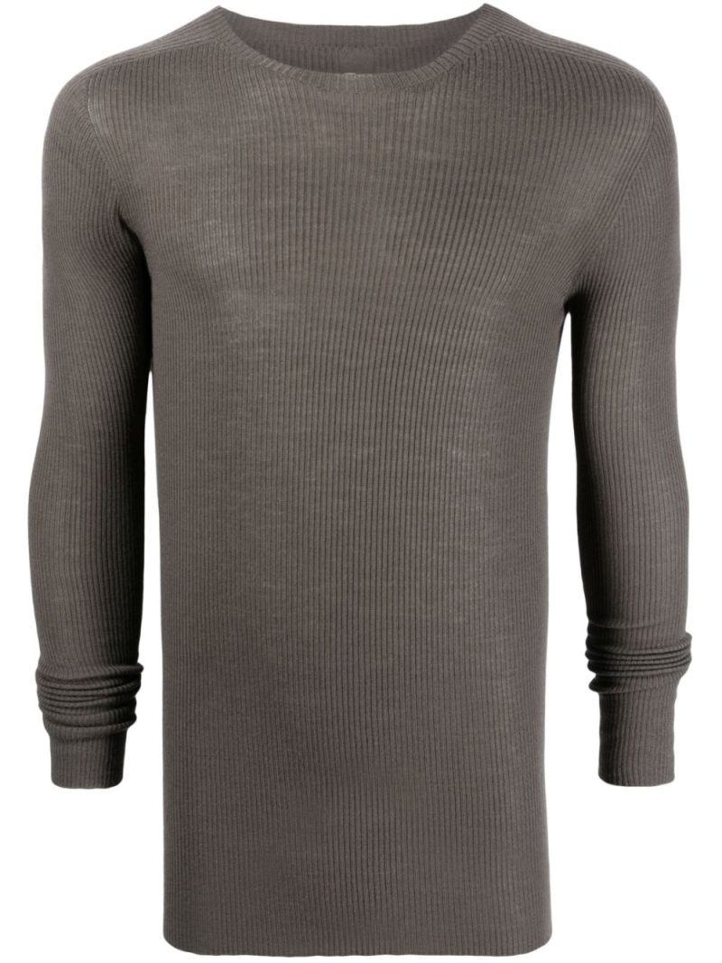 Rick Owens  ribbed-knit cashmere jumper
