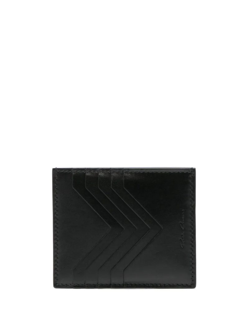 Rick Owens  square leather cardholder