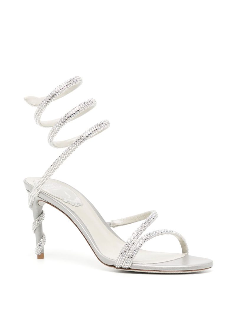 René Caovilla  Margot 80mm crystal-embellished sandals