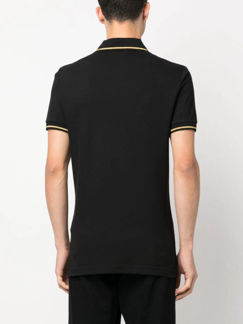Versace Jeans Couture  logo-embroidered cotton polo shirt