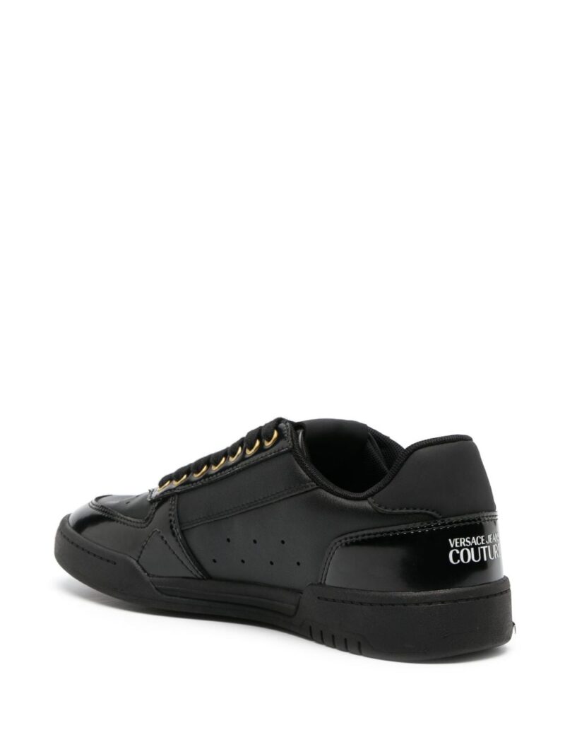 Versace Jeans Couture logo-debossed leather sneakers