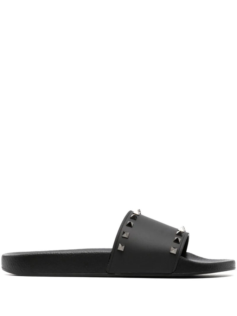 Valentino Garavani  Rockstud slide sandals
