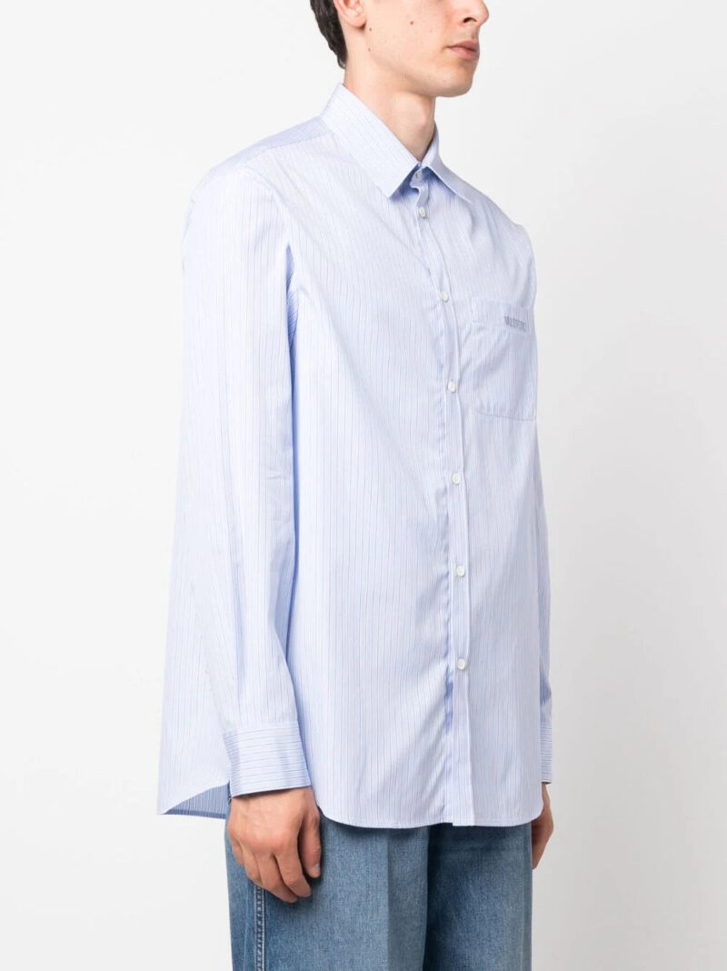 Valentino Garavani  embroidered-logo cotton shirt