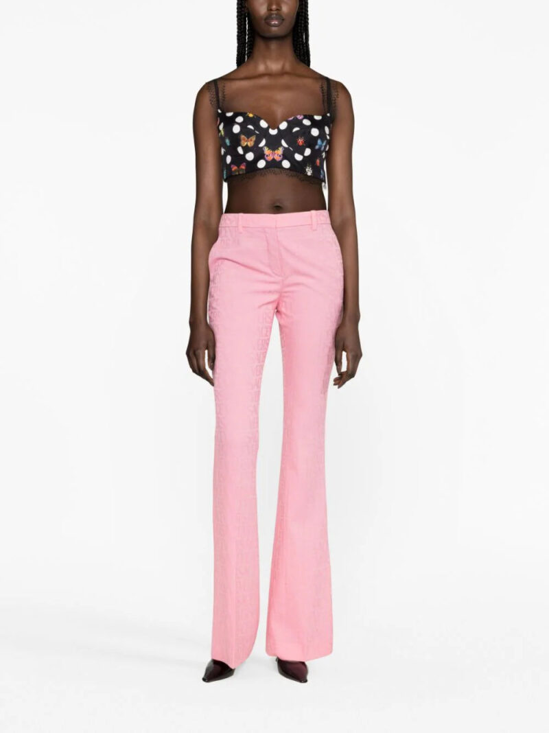 Versace  x Dua Lipa Butterflies bustier top