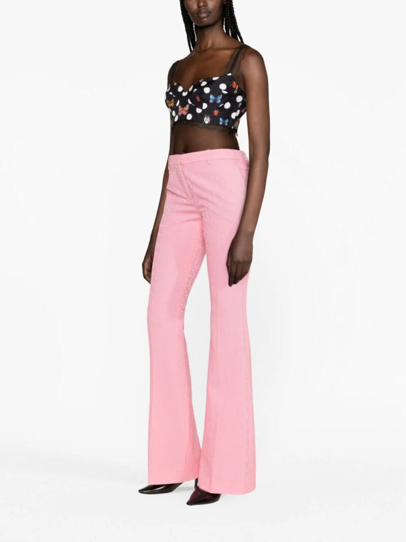 Versace  x Dua Lipa Butterflies bustier top