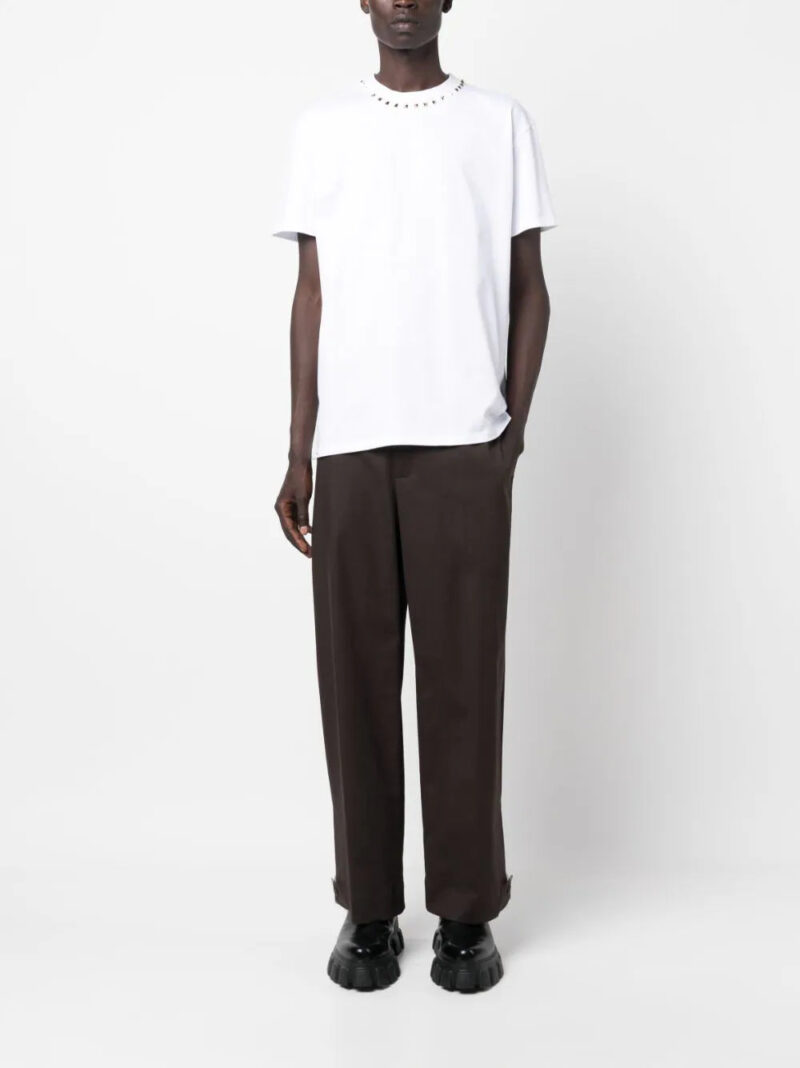 Valentino Garavani  Untitled stud-embellished cotton T-shirt