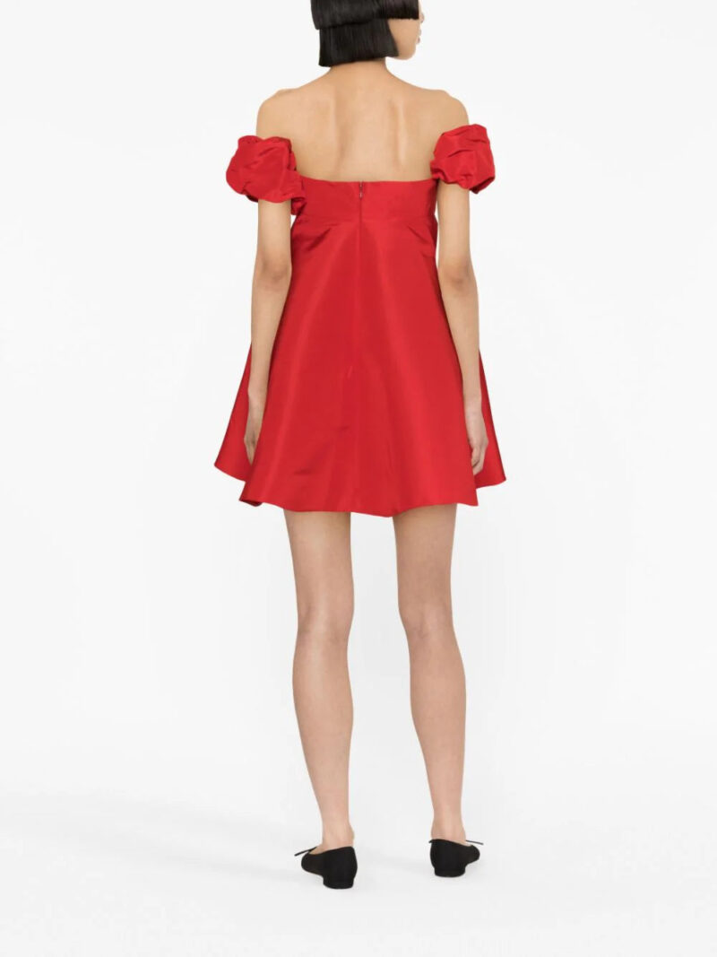 Valentino Garavani  silk off-shoulder minidress