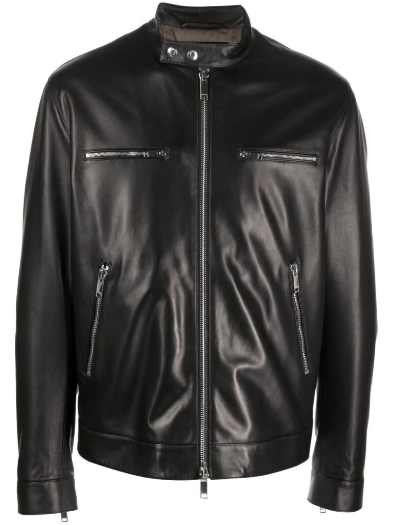 Valentino Garavani leather biker jacket