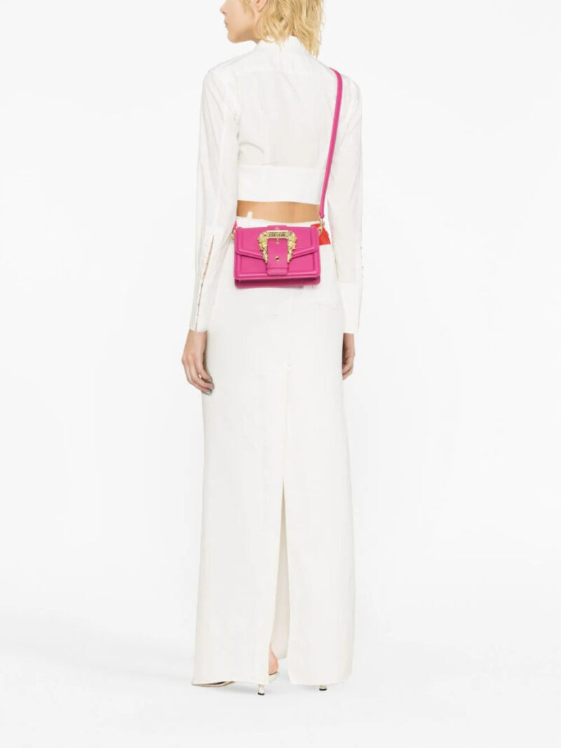 Versace Jeans Couture  baroque-buckle shoulder bag