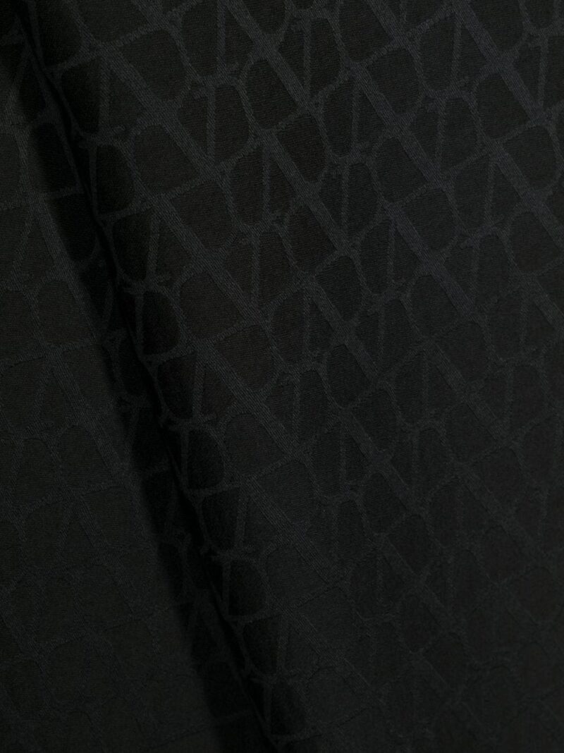 Valentino Garavani  Toile Iconographe frayed-edge scarf