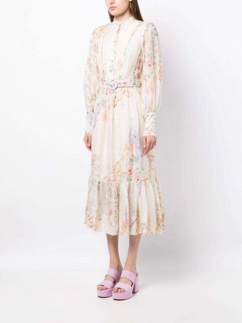 We Are Kindred  Primrose belted midi dress