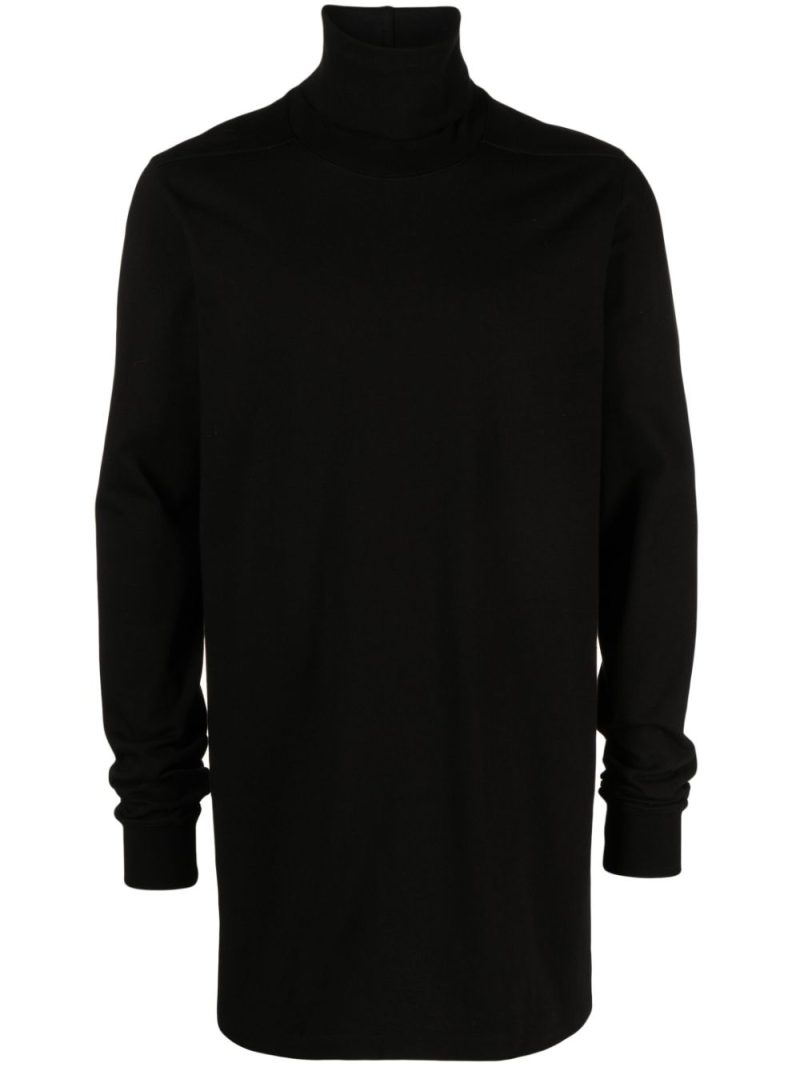 Rick Owens  high-neck organic cotton sweatshirt